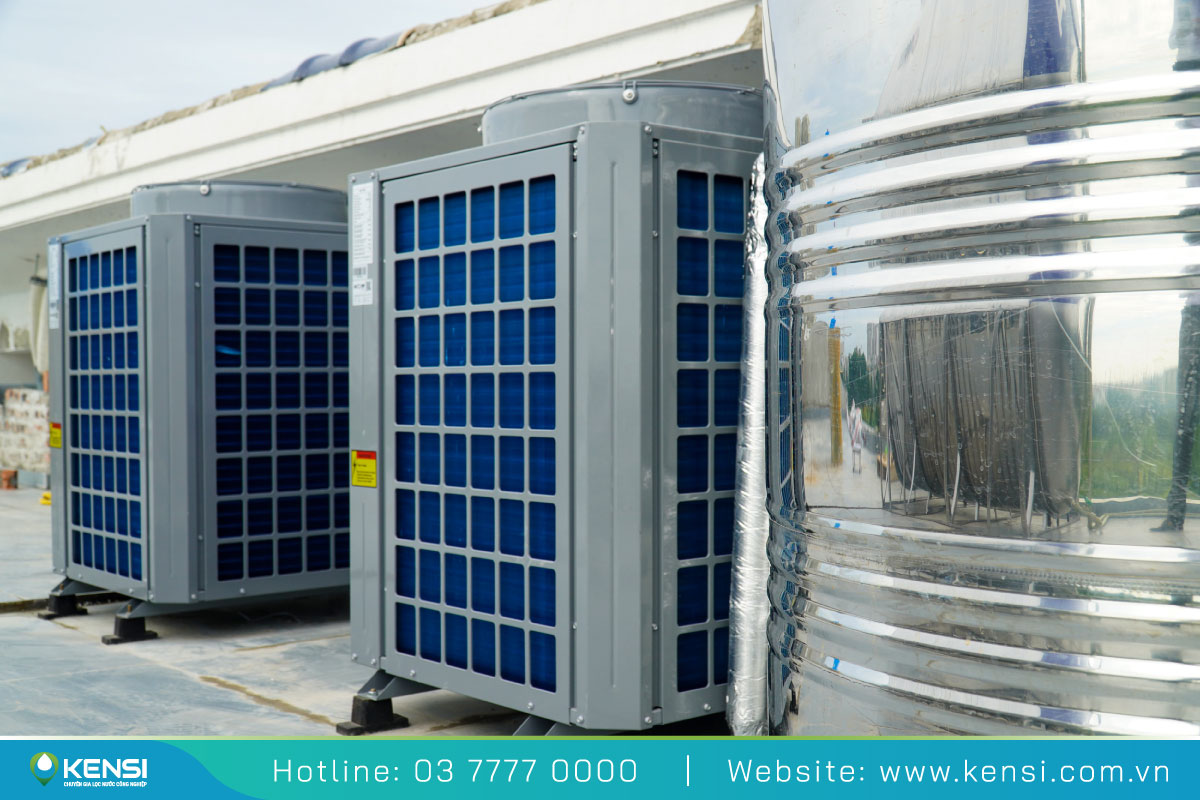 Máy bơm nhiệt Heat Pump cung cấp nước nóng ổn định, dồi dào