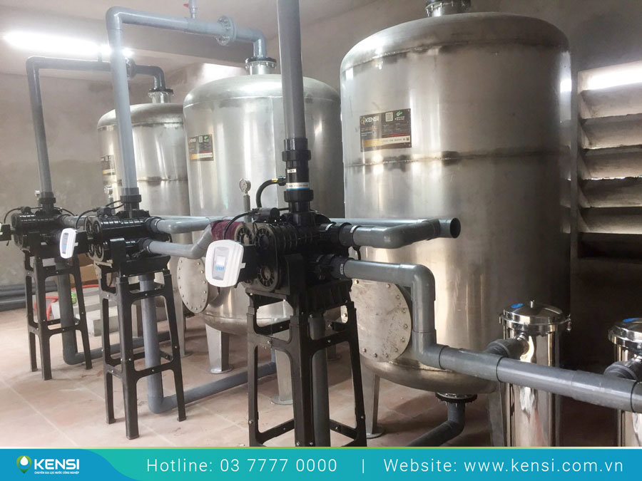 Hệ thống lọc tổng giúp đảm bảo chất lượng nguồn nước sạch cho bệnh viện
