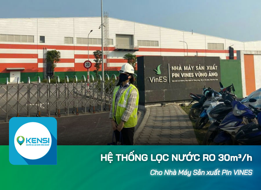 Hệ thống lọc nước cho nhà máy sản xuất Pin xe điện