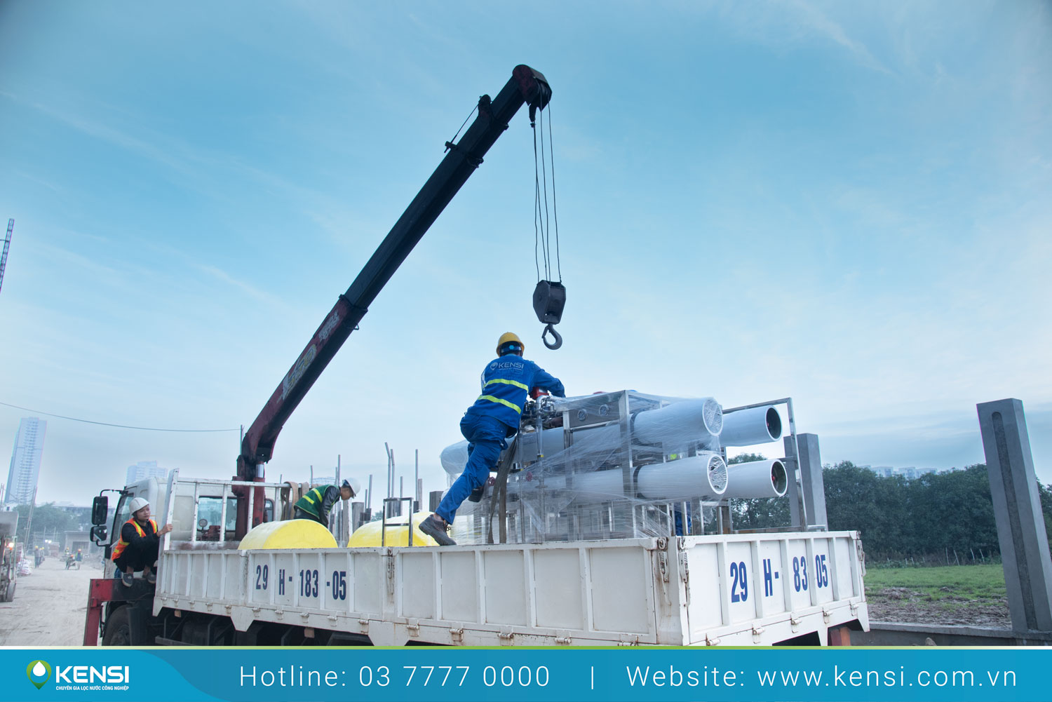 Hệ thống trang bị màng lọc RO thẩm thấu ngược 