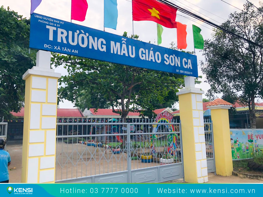 Hệ thống lọc nước công nghiệp RO giúp đáp ứng như cầu nước sạch của trường mẫu giáo