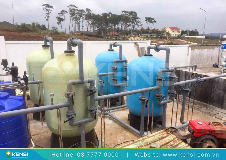 Hệ thống lọc tổng sinh hoạt giúp đảm bảo chất lượng nước nguồn sinh hoạt an toàn cho dân cư