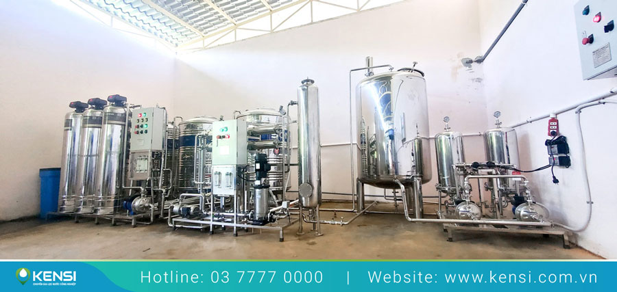 Máy lọc nước công nghiệp cho thực phẩm ứng dụng cho dây chuyền sản xuất sữa đóng hộp