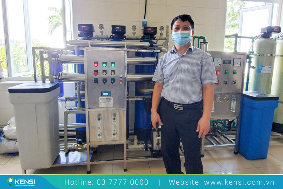 Hệ thống lọc nước công nghiệp RO 250L/h được lắp đặt tại bệnh viện K, Tân Triều