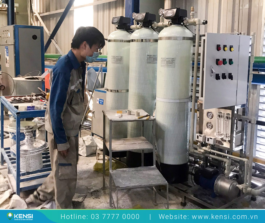 Hệ thống lọc nước 1000L/h cho nhà xưởng sản xuất quy mô vừa