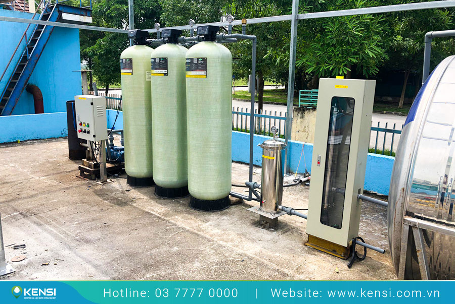 Hệ thống lọc nước đầu nguồn 4m3/h cho nhà máy Corelex, Hưng Yên