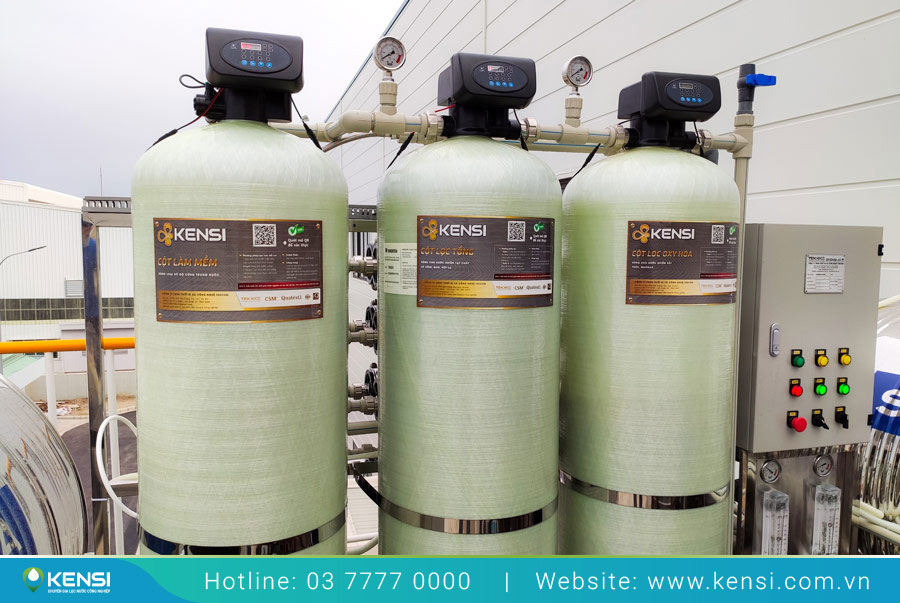 Hệ thống lọc nước công nghiệp RO 750L/h được triển khai lắp đặt tại nhà máy Vân Long 