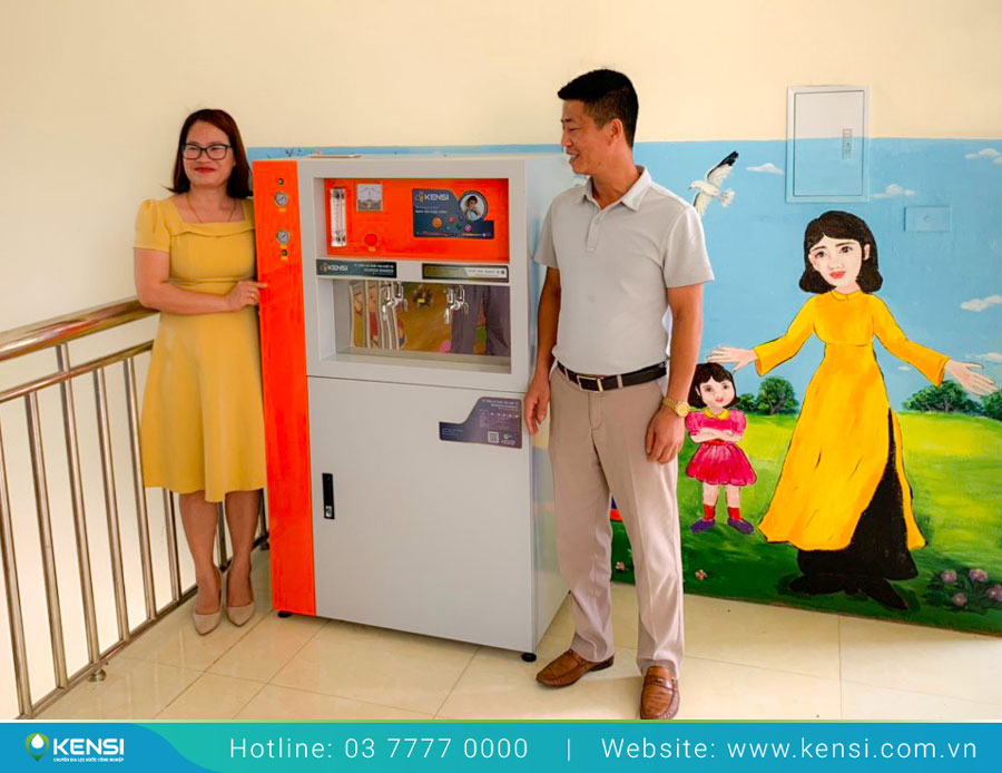 Hệ thống lọc nước công nghiệp RO 50L/h cho trường học Yên Sơn