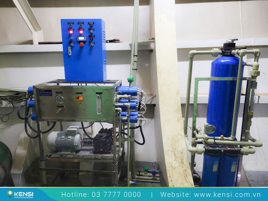 Hệ thống máy lọc nước biển 500L/h cho tàu Thổ Nhĩ Kỳ 