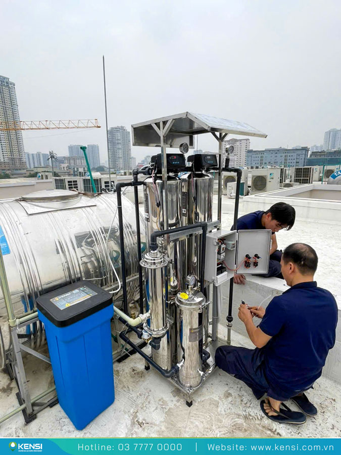 Lắp đặt máy lọc nước tổng giúp cải thiện chất lượng nguồn nước