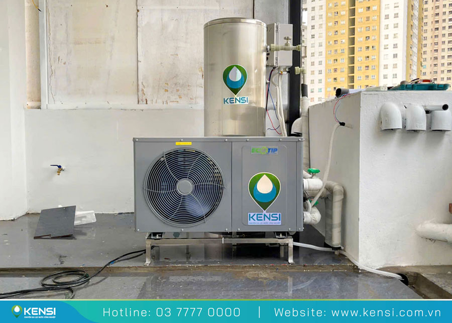 Máy bơm nhiệt Heat Pump Ecotip 1.5 HP  được triển khai lắp cho hộ gia đình tại Hà Đông 