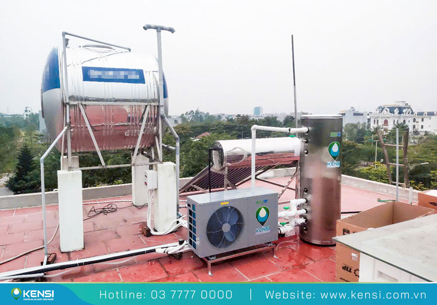 Tekcom lắp đặt trọn gói hệ thống bơm nhiệt tạo nước nóng trên toàn quốc