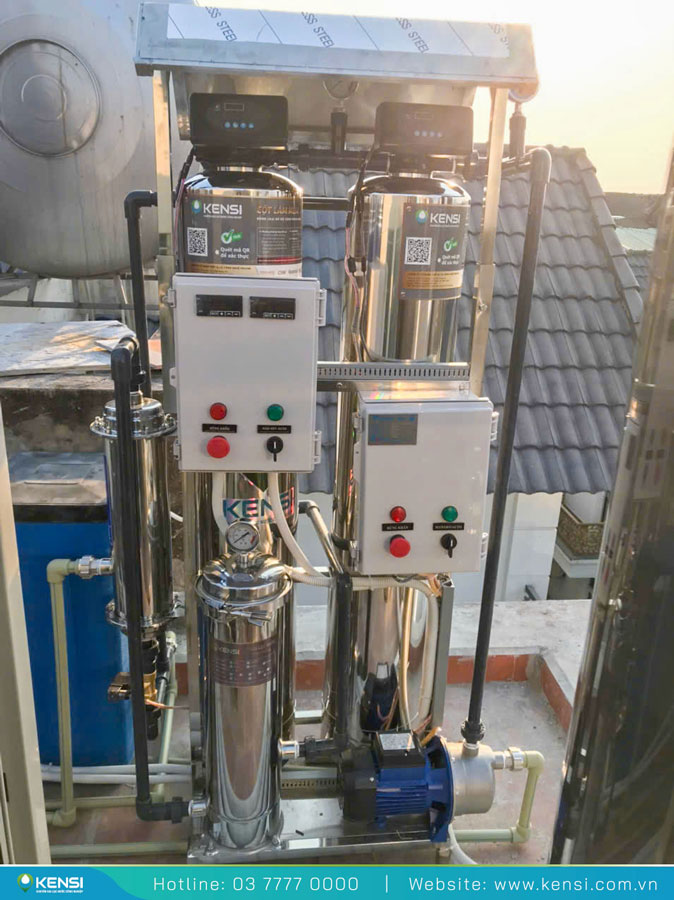 Kết hợp hệ thống lọc tổng và Heat Pump giúp đảm bảo chất lượng nguồn nước và hệ thống 
