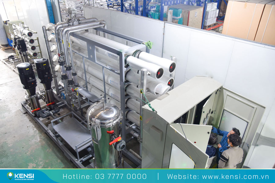 Hệ thống lọc nước công nghiệp RO cho nguồn nước đáp ứng quy trình sản xuất và pha trộn hóa chất