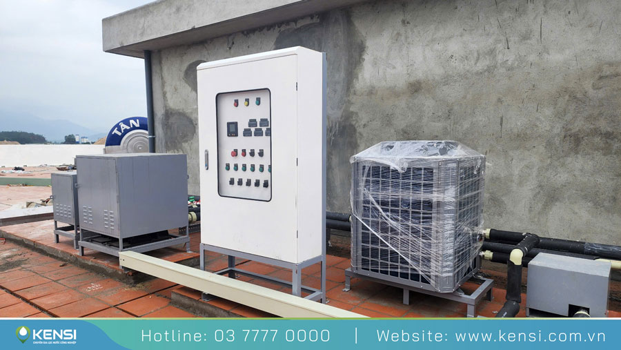 Hệ thống Heat Pump Ecotip Mega 5 được triển khai lắp đặt tại bệnh viện Hòa Vamg