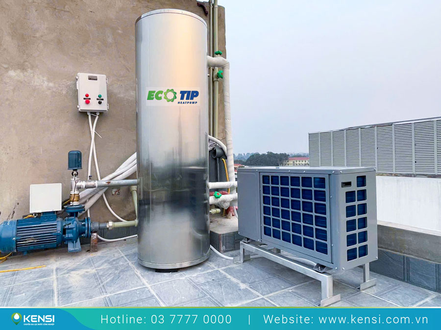 Máy bơm nhiệt Heat Pump Ecotip 1.5Hp được triển khai lắp đặt cho khách hàng tại Hoàn Kiếm