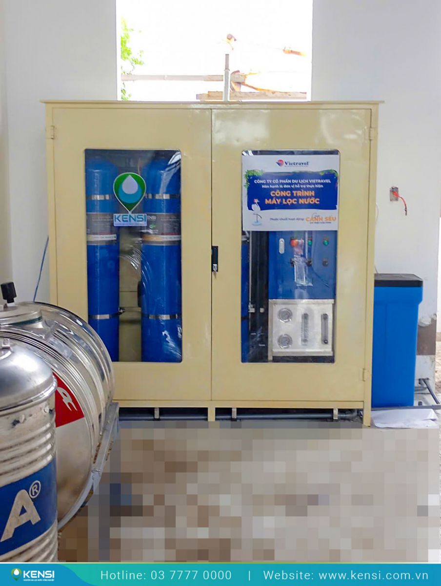 Máy lọc nước công nghiệp RO 250L/h cho Vườn quốc gia Tràm Chim