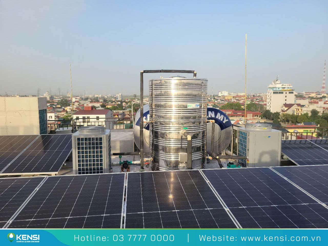 Tekcom lắp đặt máy nước nóng trung tâm trên toàn quốc