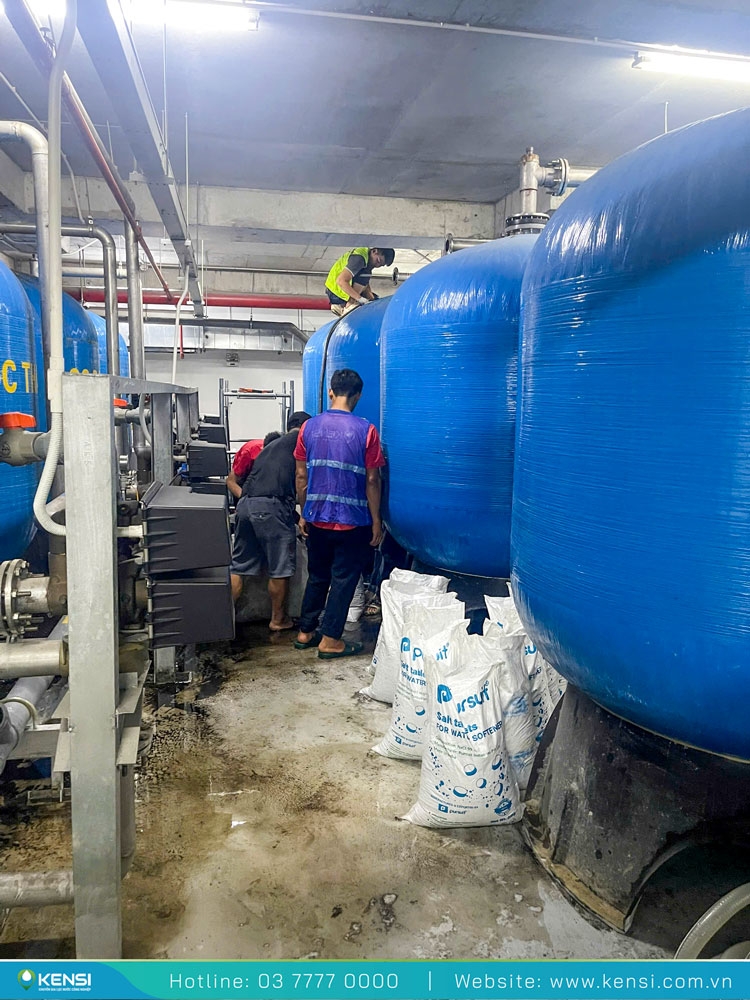 Dự án thay vật liệu hệ thống lọc tổng công suất lớn ở Vinhome