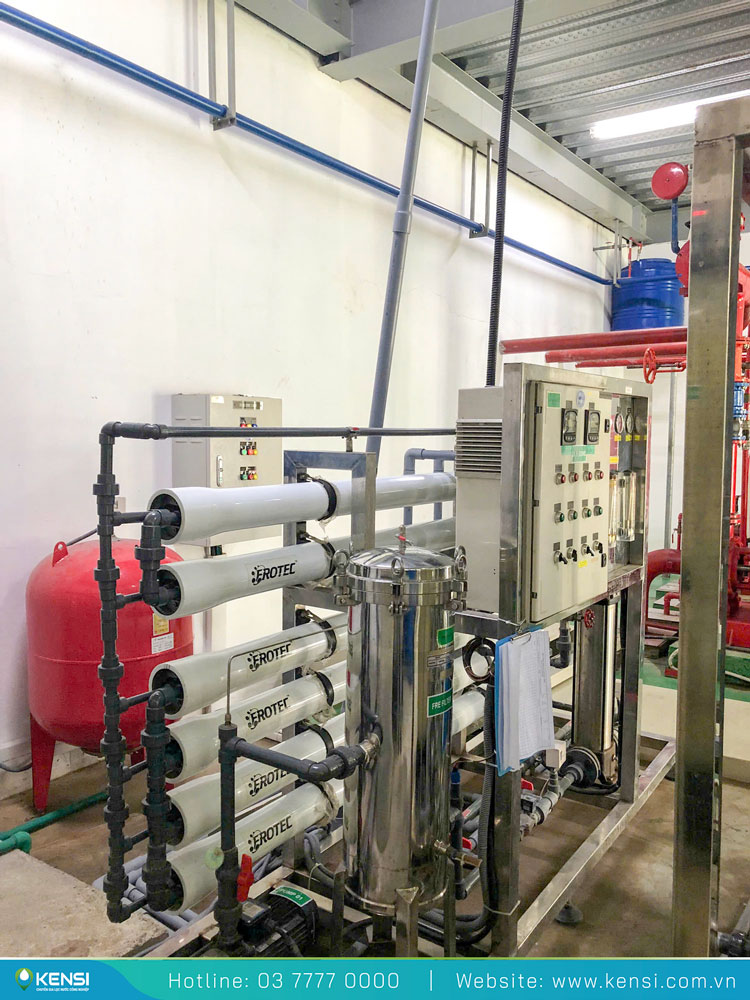 Hệ thống lọc nước RO tạo nước tinh khiết, nâng cao chất lượng sản phẩm đầu ra