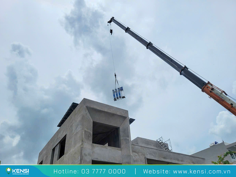 Hệ thống lọc tổng và máy bơm nhiệt Heat Pump