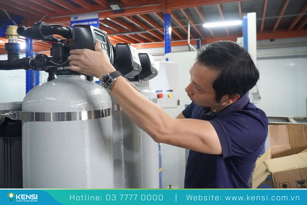 Hệ thống lọc tổng sinh hoạt được Tekcom triển khai lắp cho biệt thự tại Ciputra Tây Hồ 