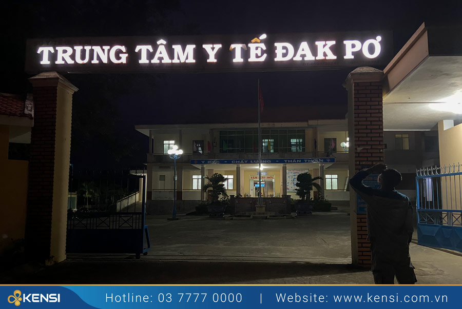 Lắp đặt hệ thống lọc nước cho trung tâm y tế Đắc Pơ