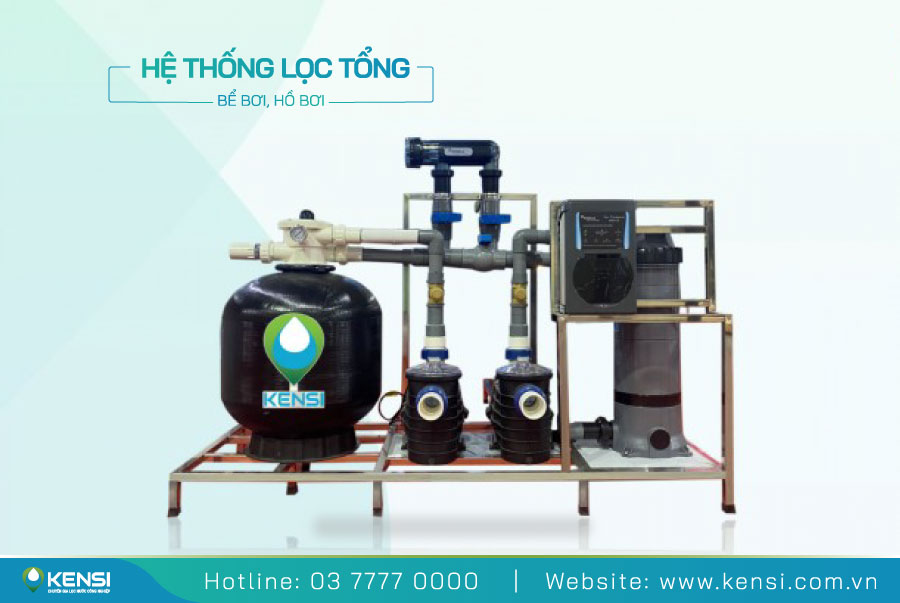 Hệ thống xử lý lọc nước bể bơi tiết kiệm chi phí 
