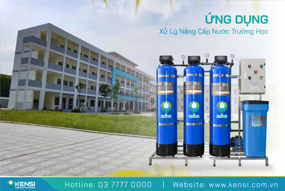 Tekcom thi công lắp đặt hệ thống lọc tổng trường học
