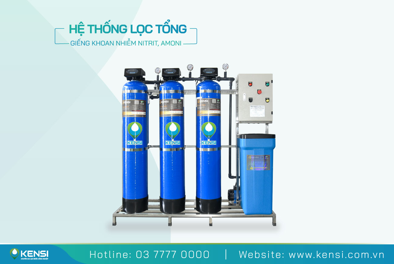 Hệ thống xử lý nguồn nước nhiễm Amoni
