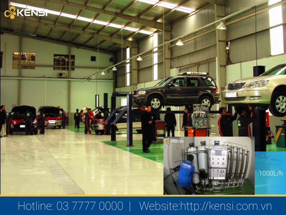 Tư vấn lắp đặt hệ thống xử lý nước sạch RO công nghiệp tại các gara ô tô