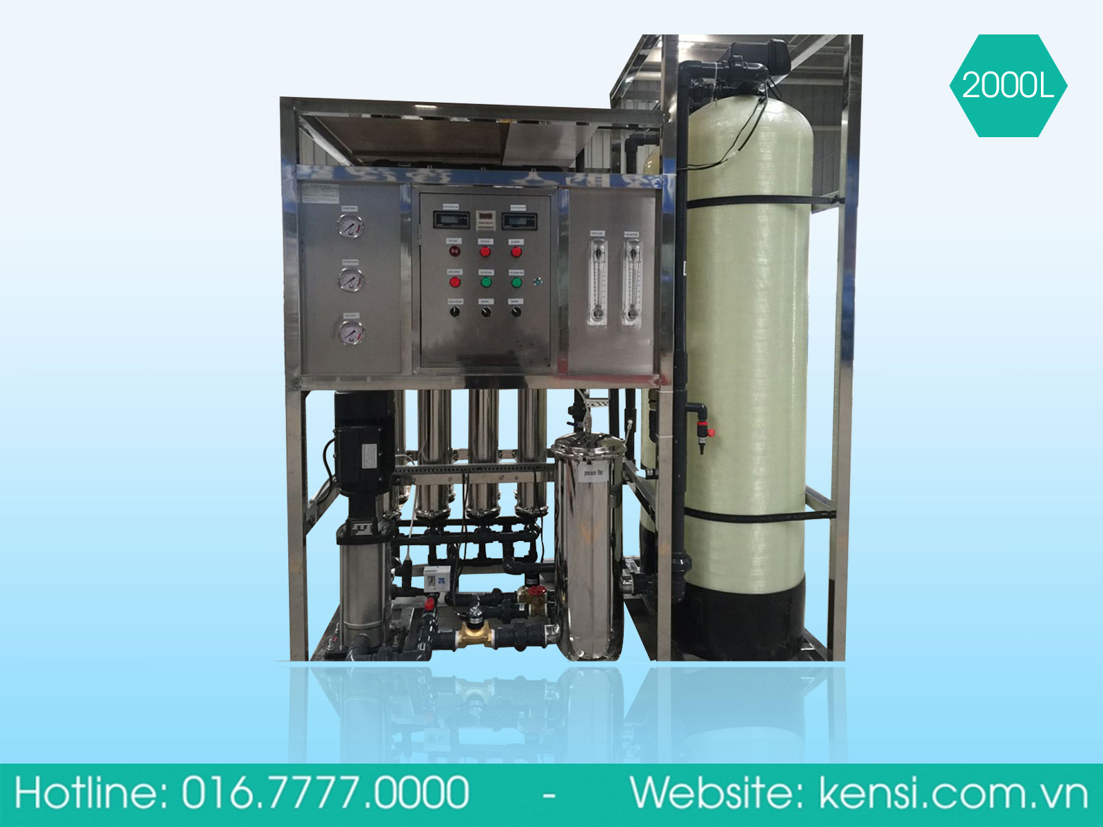 Tekcom thi công lắp đặt thành công hệ thống công nghiệp 2000l/h