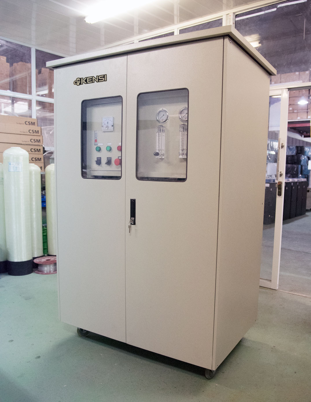 tủ hệ thống máy lọc nước công nghiệp 500 l/h