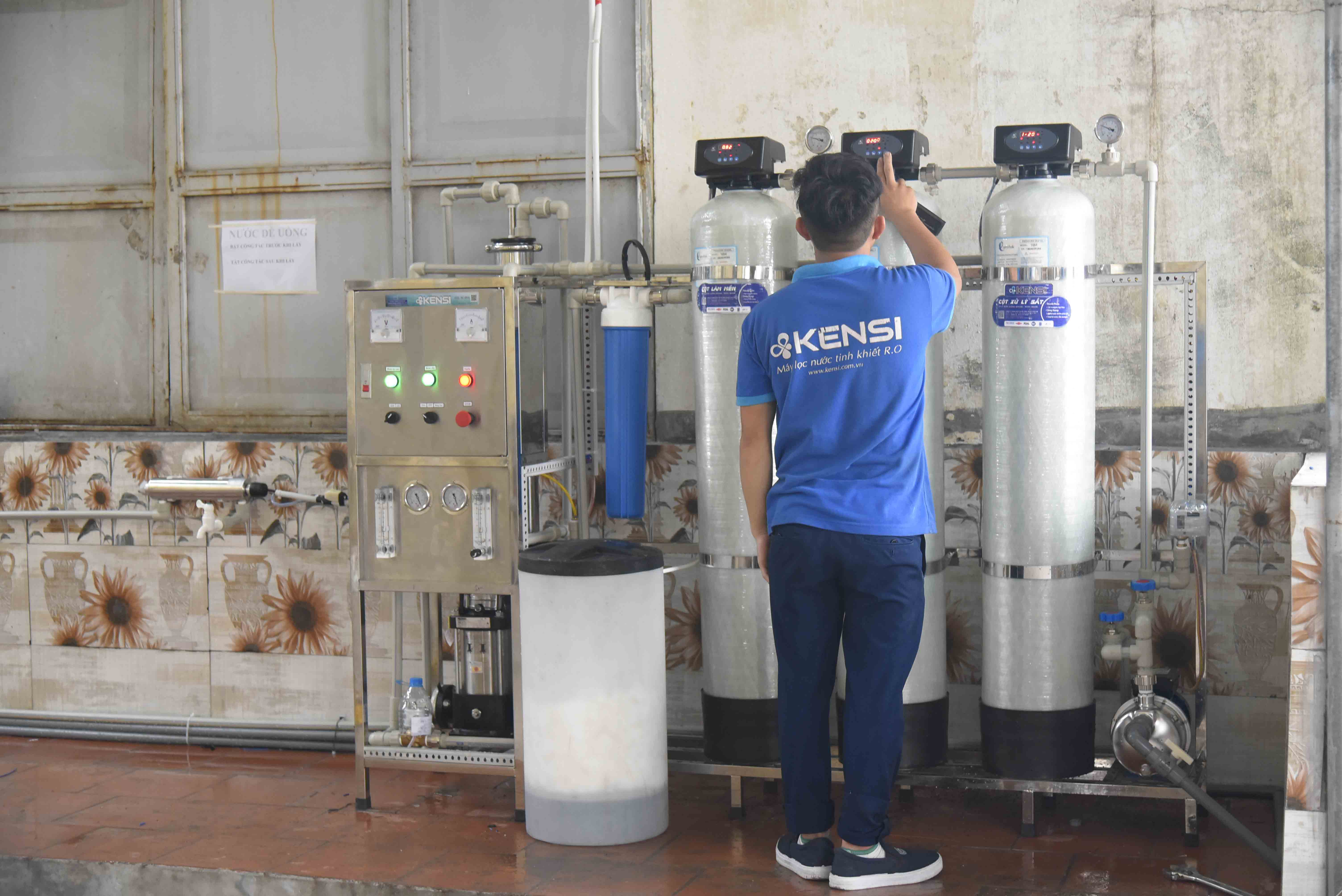Hệ thống lọc nước RO công nghiệp cho chất lượng nước đạt  tiêu chuẩn nước sạch của BYT 