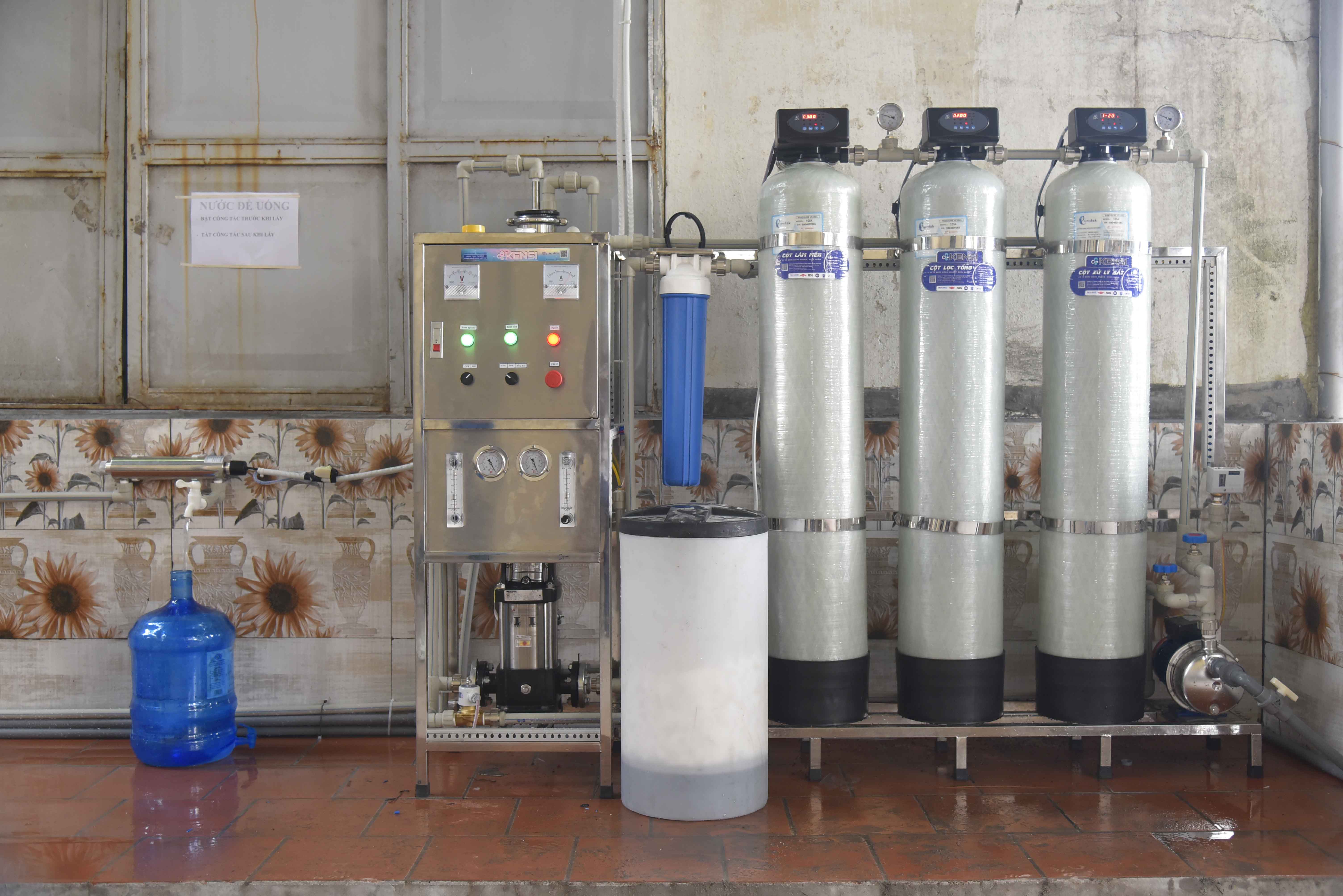 Hệ thống lọc nước tinh khiết được tekcom lắp đặt thành công tại công ty Anh Đức Hưng Yên
