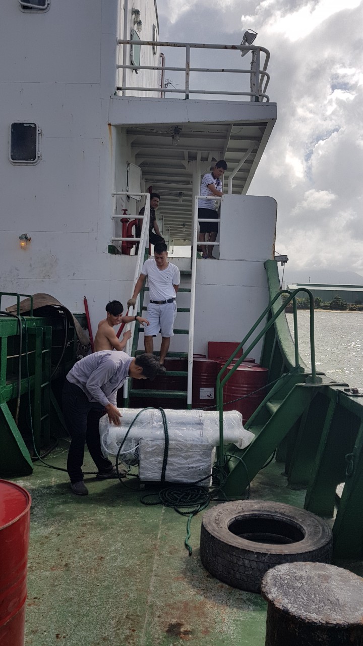 thi công lắp đặt hệ thống máy lọc nước biển trên tàu vận tải quốc tế Viến Dương