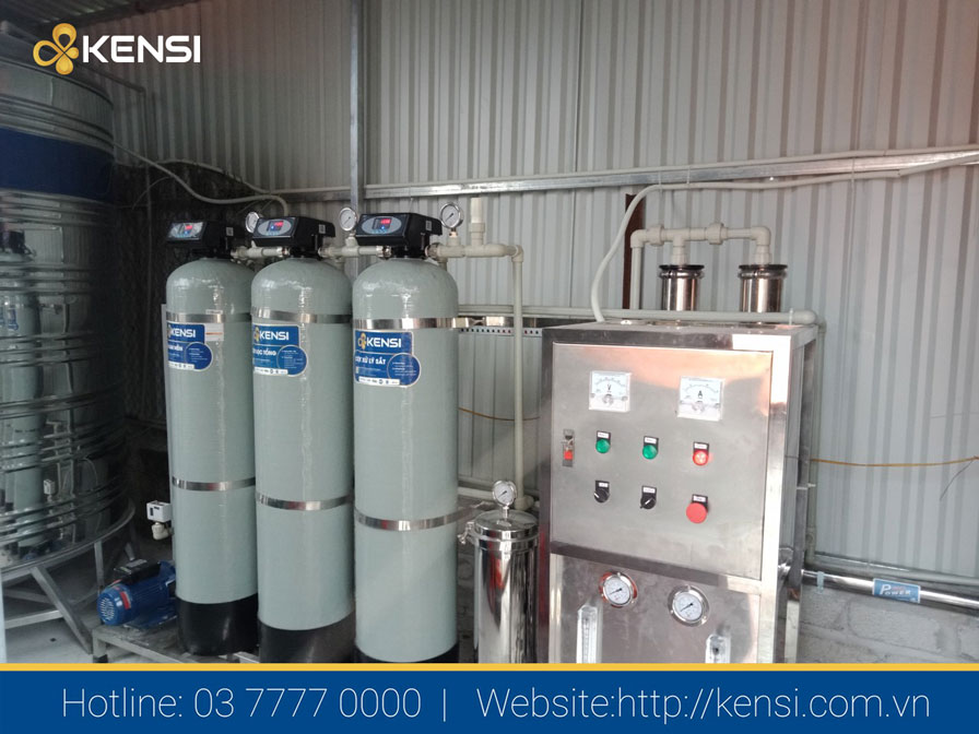 Hệ thống xử lý nước sạch tại các bệnh viện công suất 500 L/h