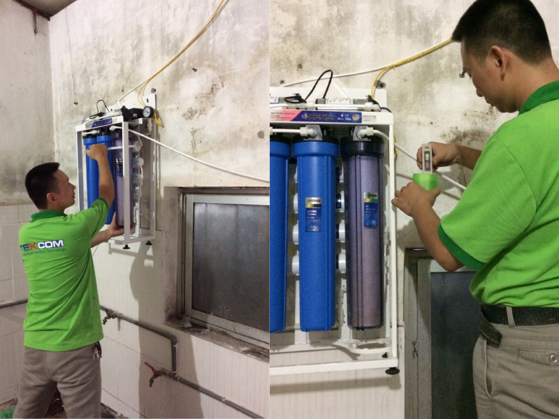 Hệ thống xử lý nước sạch đáp ứng nhu cầy nấu ăn, sinh hoạt an toàn đảm bảo sức khỏe tại trường học