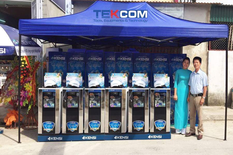 Nhà bạt Kensi di động quảng cáo ngoài trời tại các đại lý phân phối bán hàng chính hãng của Kensi trên khắp cả nước
