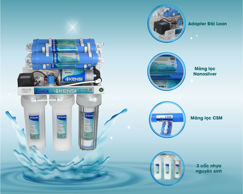 Máy lọc nước tinh khiết RO chính hãng với các ưu điềm nổi bật