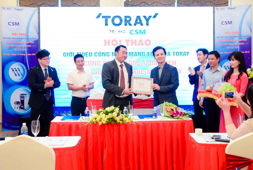 Hợp tác bền vững giữa Tekcom và tập đoàn Toray Hàn Quốc