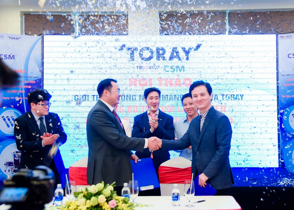 Hợp tác bền vững giữa công ty Tekcom và tập đoàn Toray Hàn Quốc