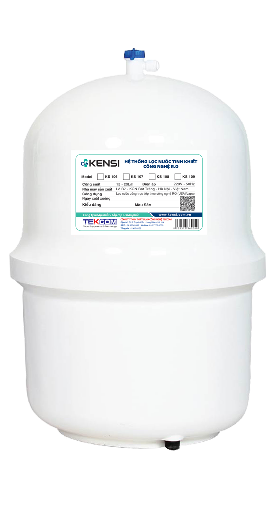 Bình áp trong máy lọc nước Kensi chung cư 9 cấp lọc