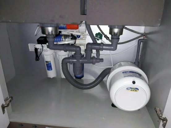 Máy lọc nước chung cư 9 cấp lọc do tekcom thi công