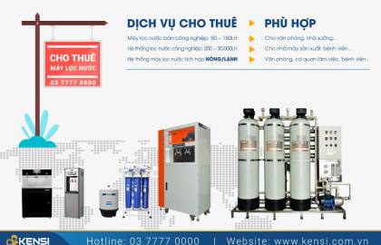 Dịch vụ cho thuê máy lọc nước RO công nghiệp