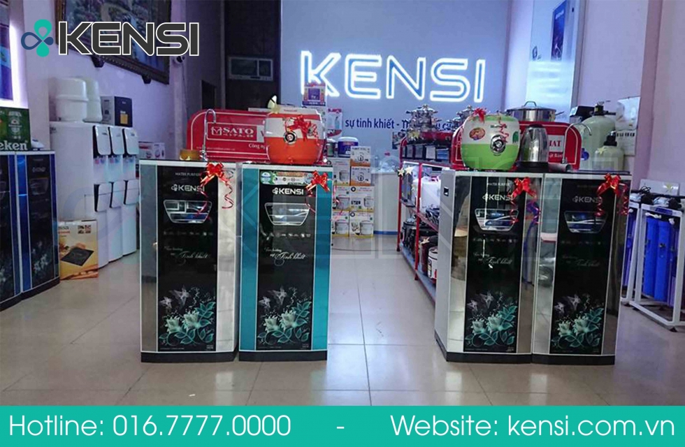 Máy lọc nước tinh khiết RO Kensi đã có mặt rộng khắp trên thị trường