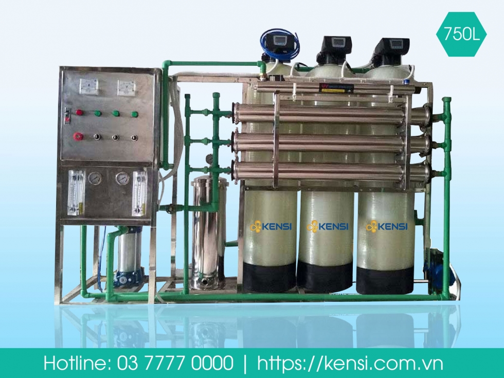 hệ thống máy lọc nước công nghiệp 750 l/h